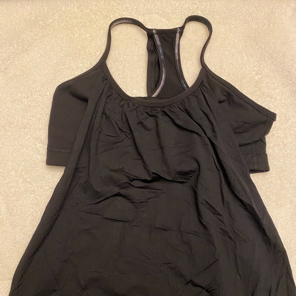 Lululemon No Limits Built in Bra, black, size 6 - Picture 4 of 6
